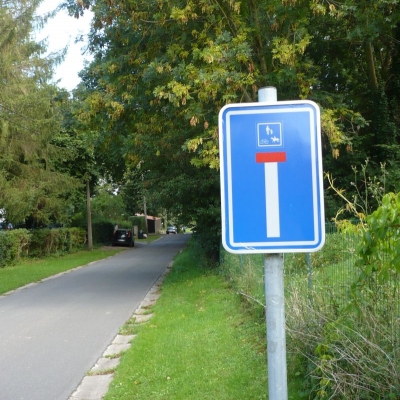 De nouveaux panneaux pour les cyclistes à Braives