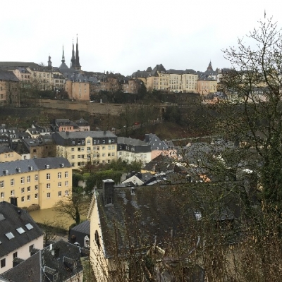 Luxembourg-Ville - Des cyclo-routes en plein centre-ville !