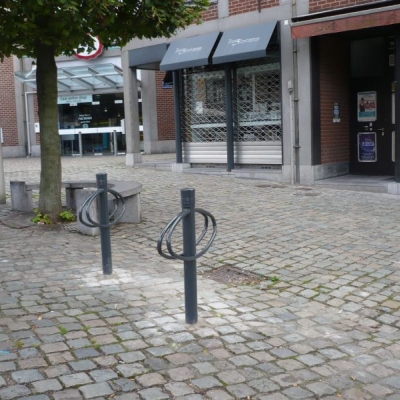 4 nouveaux supports vélos dans le centre-ville de Huy !